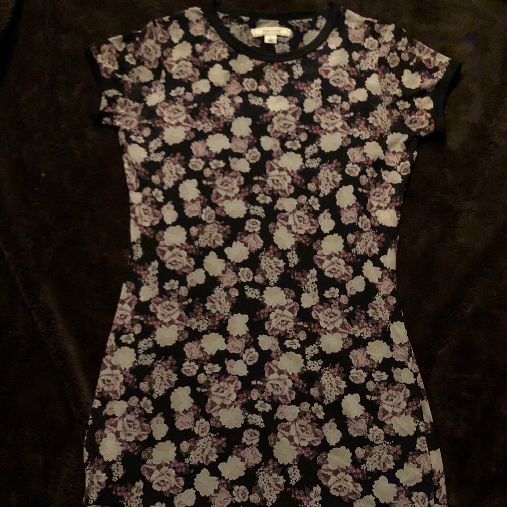 Floral t shirt dress